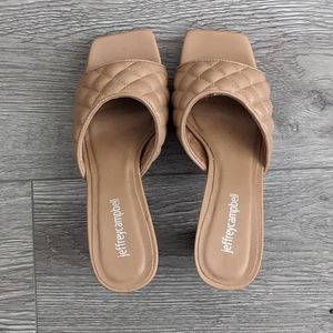 Jeffrey Campbell Nana quilted platform heels